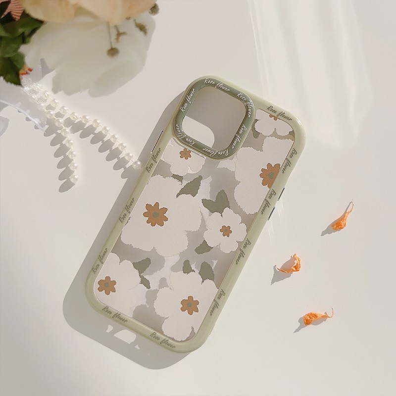 Oil Painting Flower Print Phone Case