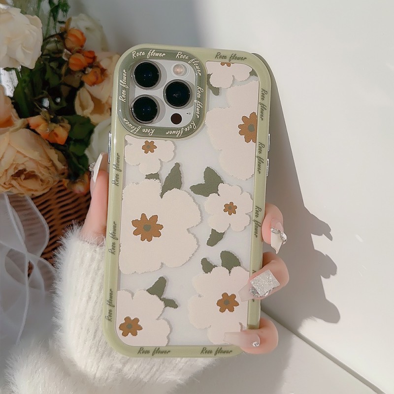 Oil Painting Flower Print Phone Case