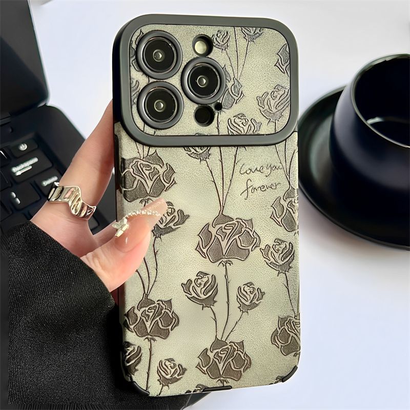 Vintage Flower Full-Body Shockproof Phone Case