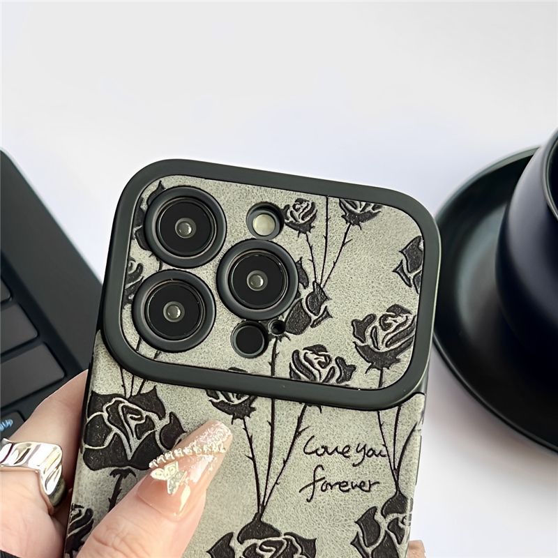 Vintage Flower Full-Body Shockproof Phone Case