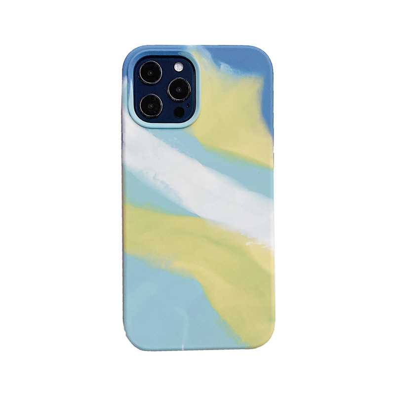 Rainbow Gradient Liquid Silicone Full Coverage Phone Case