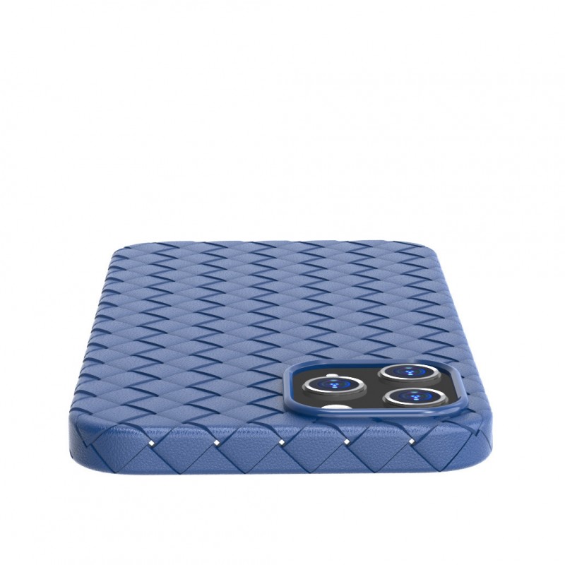 Woven Texture Full Coverage Phone Case with Heat Dissipation