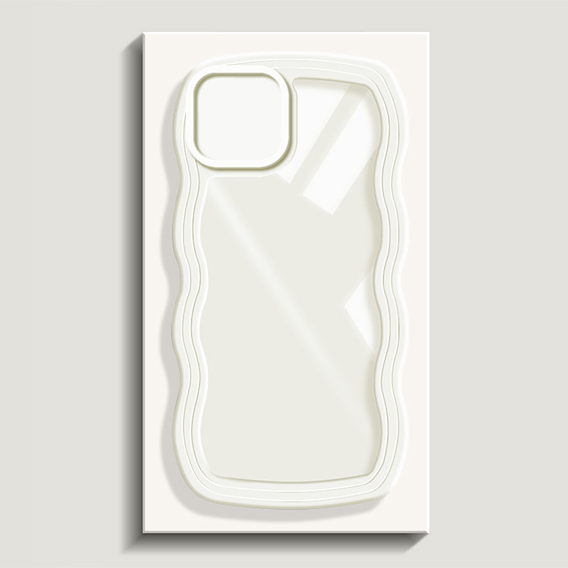 Big Wave Transparent Candy-colored Phone Case