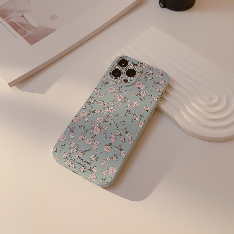 Small Floral Pattern Silicone Phone CaseSmall Floral Pattern Silicone Phone Case