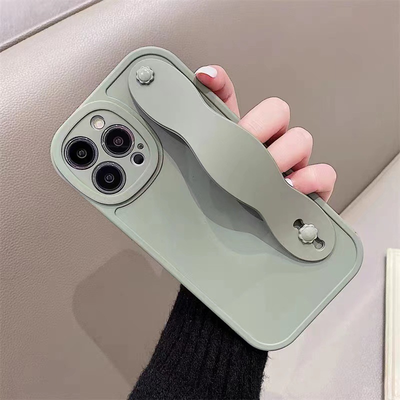 Minimalist Wristband Phone Case with Soft Silicone for iPhone