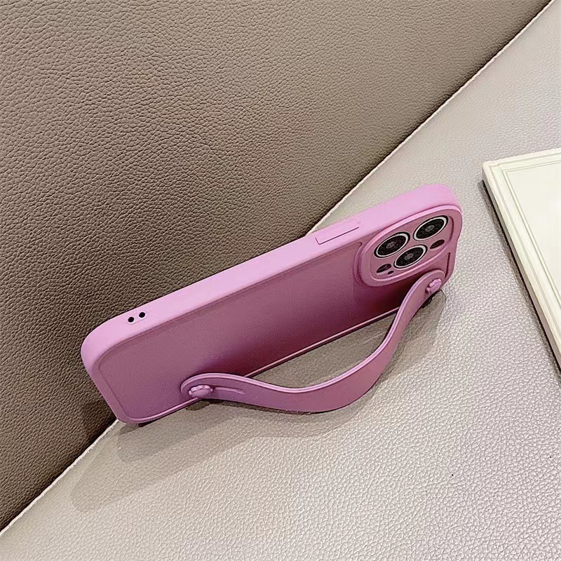 Minimalist Wristband Phone Case with Soft Silicone for iPhone