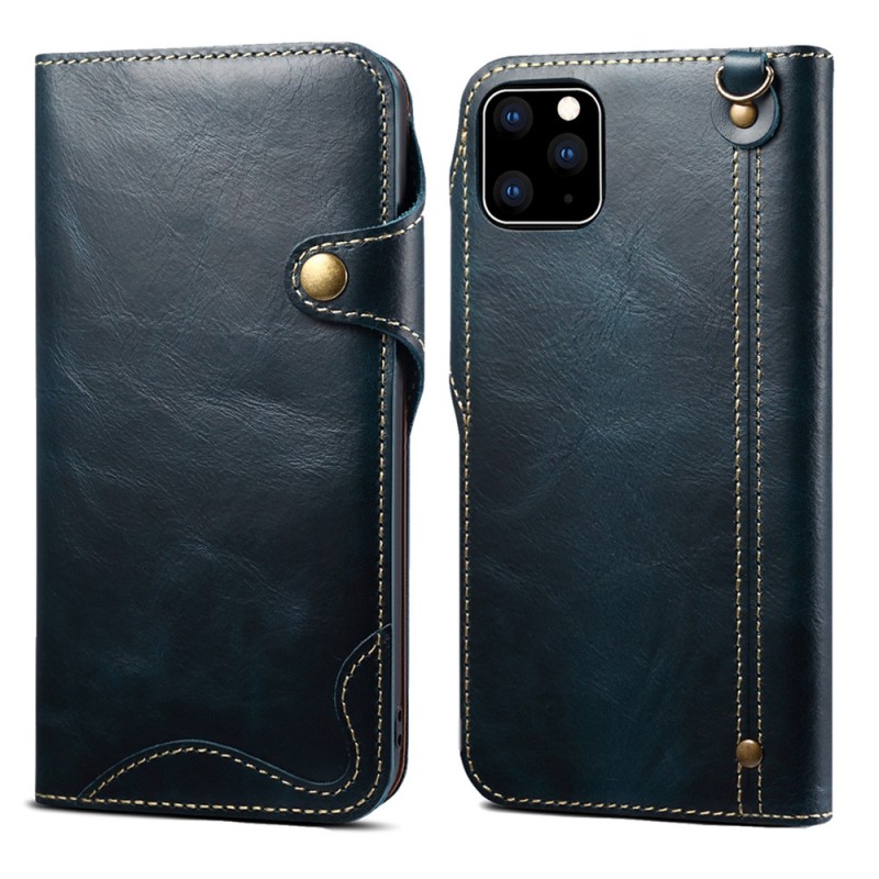 Multiple Card Slots Luxurious Waxed Finish Wallet Phone Case 