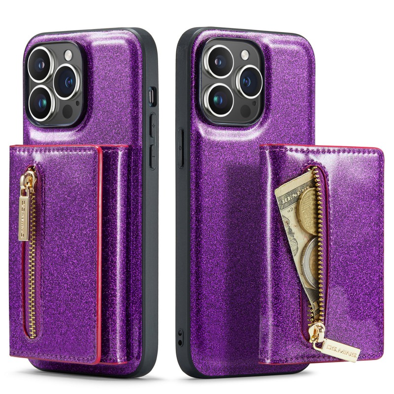  Sparkle Wallet Protective Case with Magnetic Closure