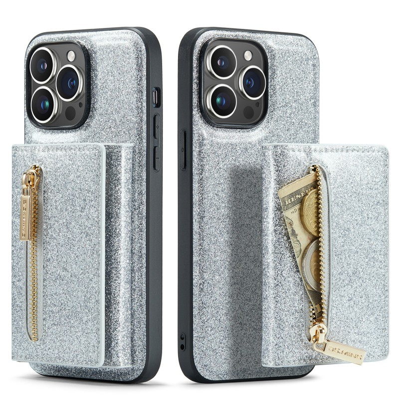  Sparkle Wallet Protective Case with Magnetic Closure