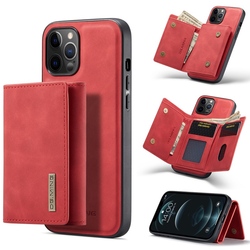 Retro Magnetic Detachable Wallet Phone Case