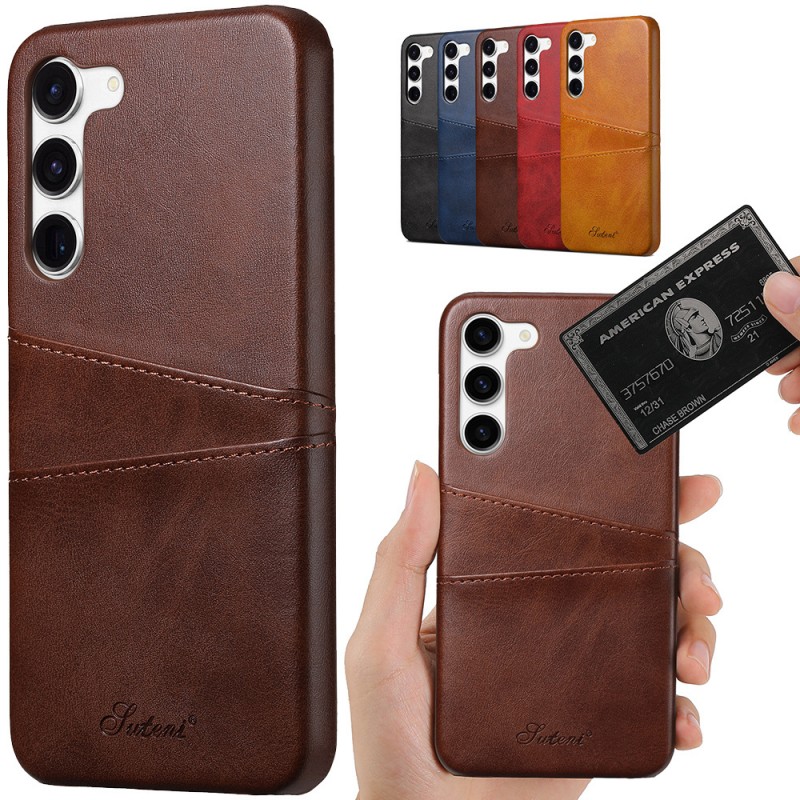 Protective Leather Phone Case with Card Slot 