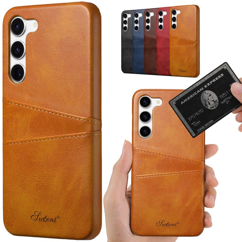 Protective Leather Phone Case with Card Slot 