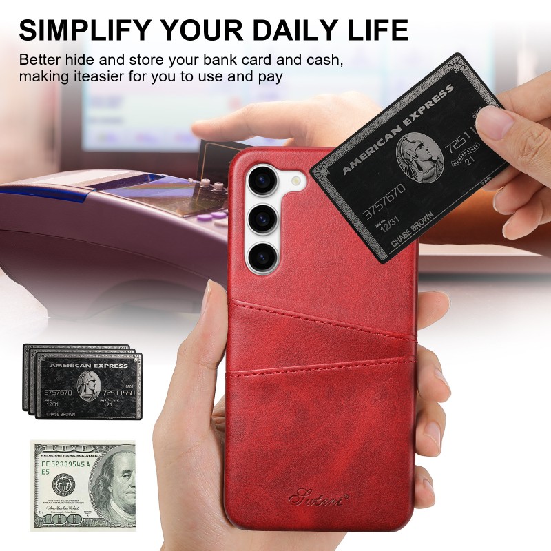 Protective Leather Phone Case with Card Slot 