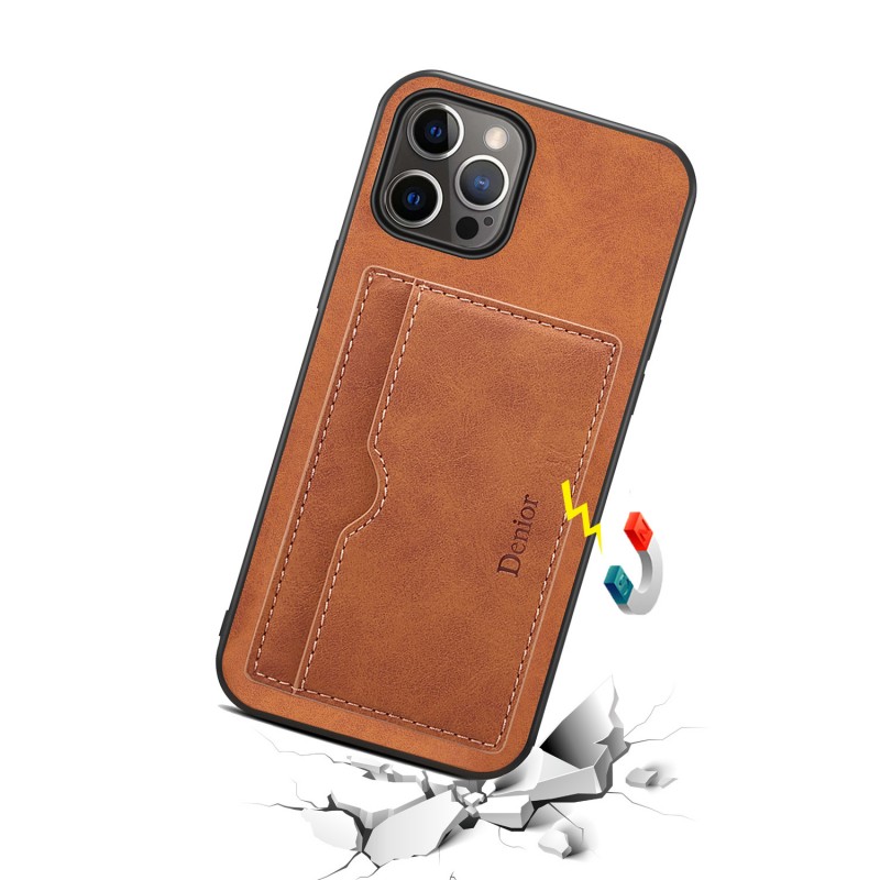 Card Slot Back Cover Leather Protective Case