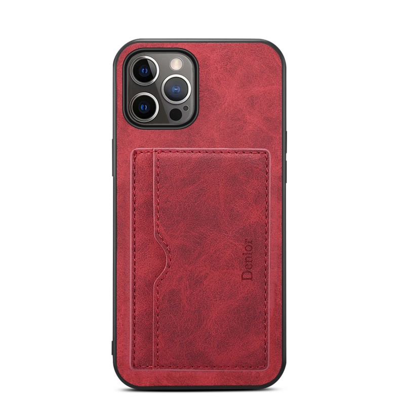 Card Slot Back Cover Leather Protective Case