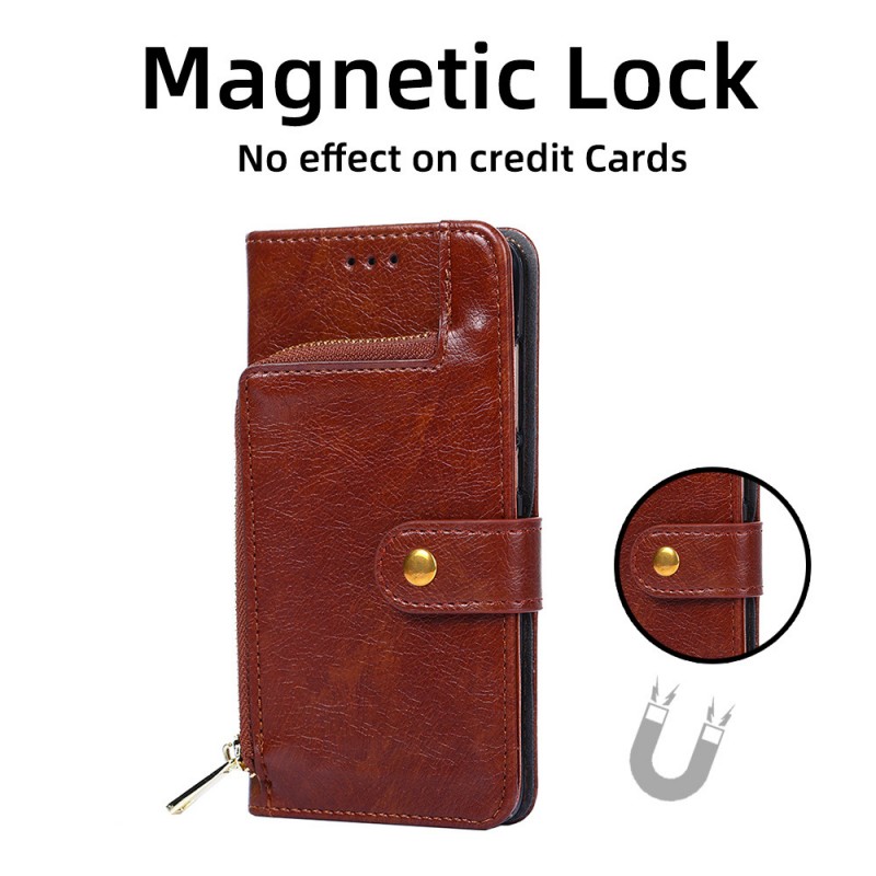 Suitable for Apple Phone Case Flip Multi-function Card Slot