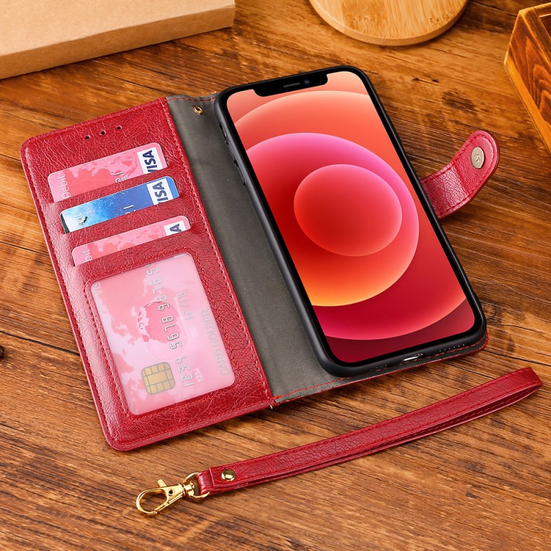 Suitable for Apple Phone Case Flip Multi-function Card Slot