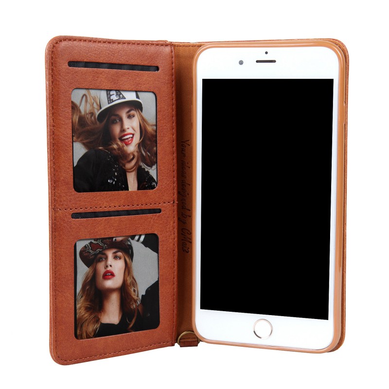 Multi-functional Card-insert Wallet Phone Case