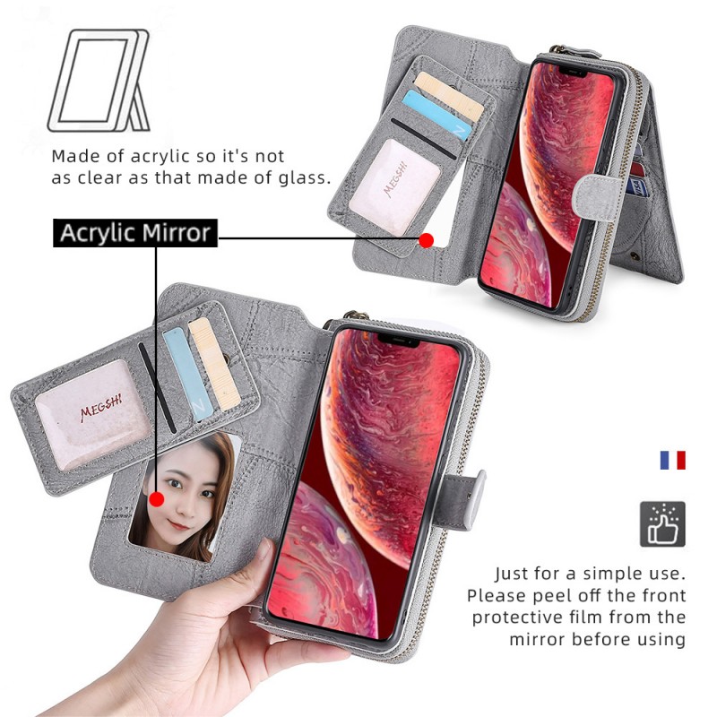 Multifunctional Flip Leather Case with Card Slots