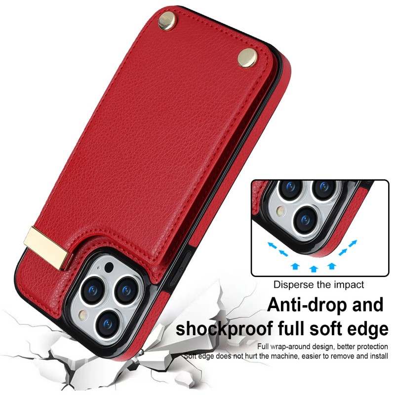 Leather Insert Card Phone Case