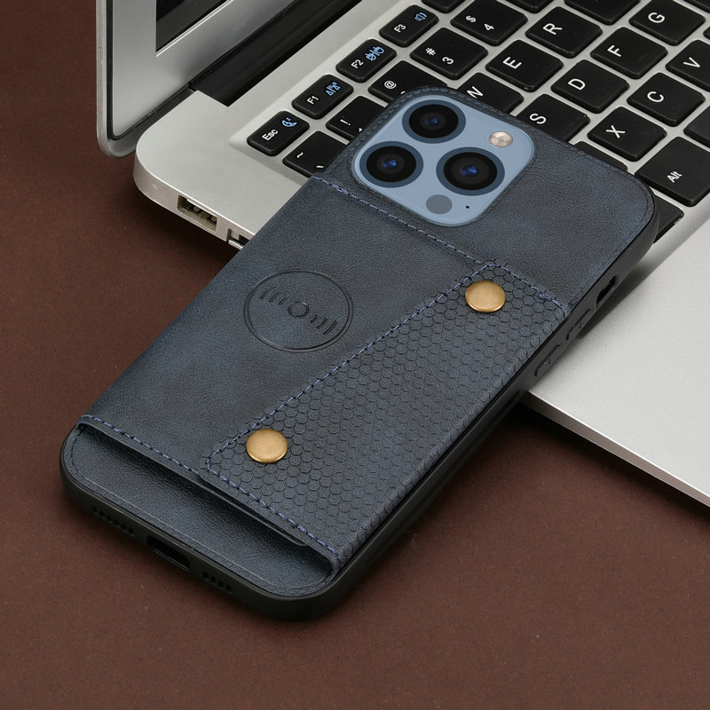 Wallet Case for iPhone with Card Slot and Magnetic Back Cover