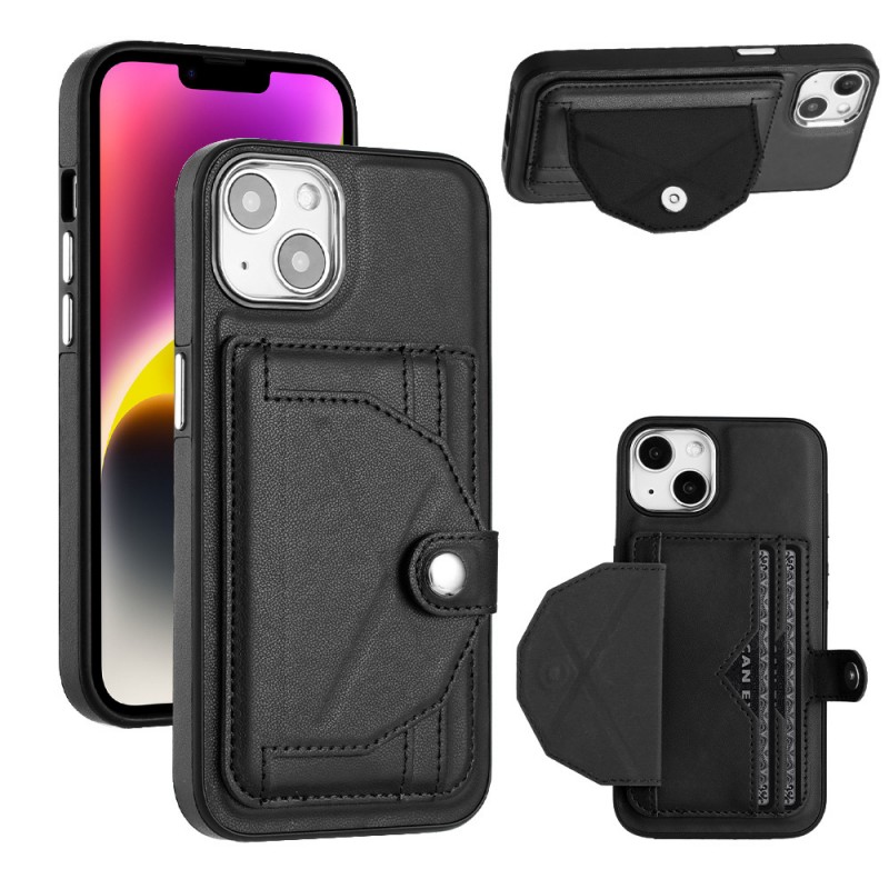 Shockproof Wallet Phone Case with Stand and Card Slot for iPhone