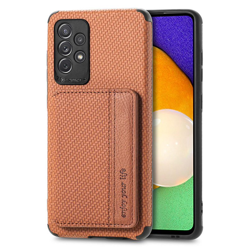 Diagonal Stripe Wallet Bracket Case for iPhone